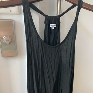 Splendid black t strap top